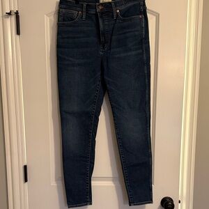Madewell Women's Deep Blue Skinny Jeans